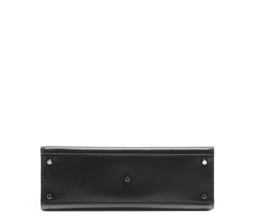Highline 130 Smooth Calfskin Handbag - Black / Red