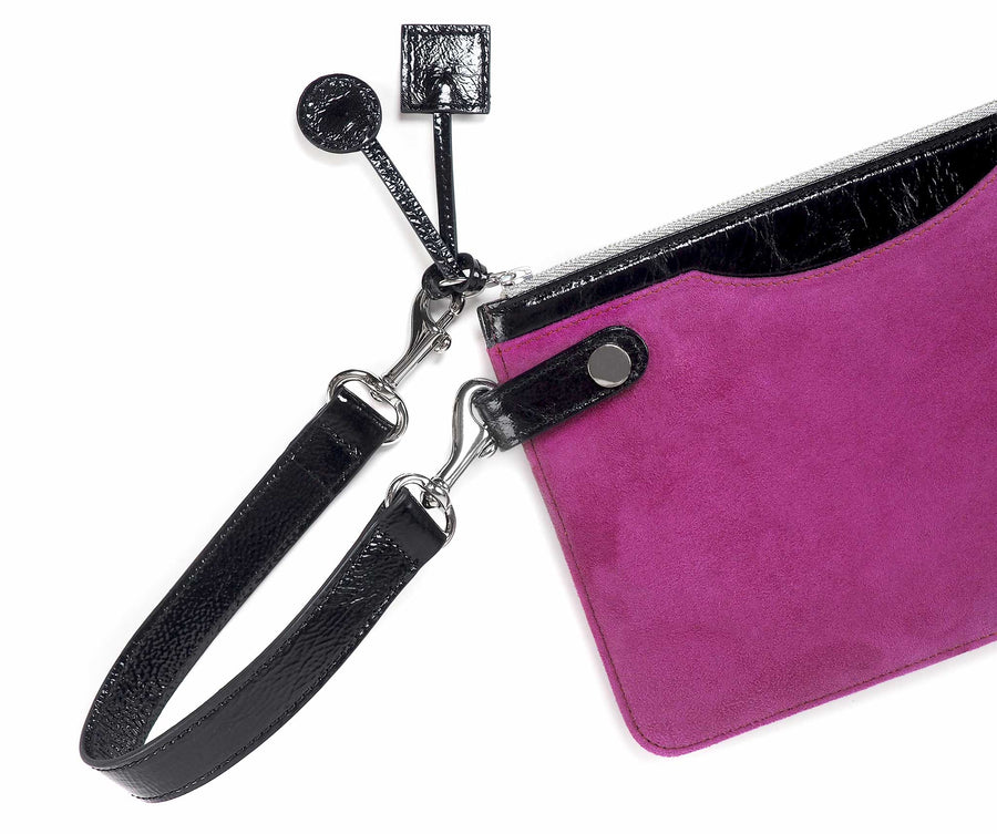 Highline Pouch in Orchid Suede